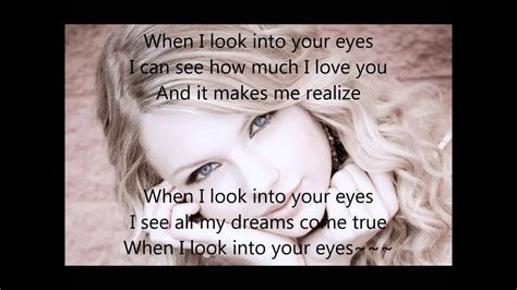 looking to your eyes lyrics